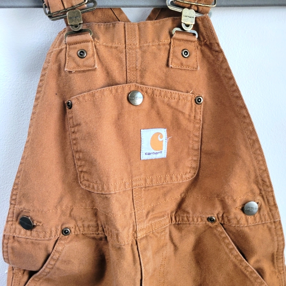 Kids Size 7 Carhartt Overalls